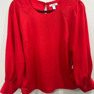 Nine West Red Women's Blouse